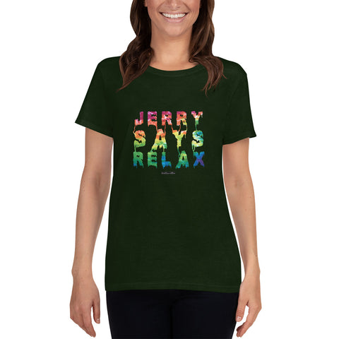 Jerry Says Relax - Women's short sleeve t-shirt - Unminced Words