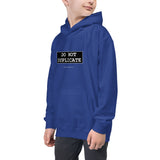 Do Not Duplicate - Kids Hoodie - Unminced Words