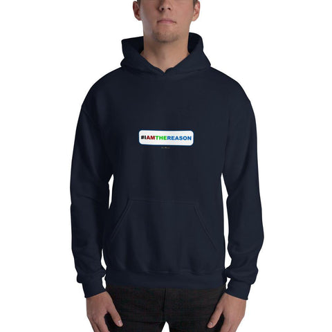 #IAMTHEREASON - Men's Hooded Sweatshirt - Unminced Words