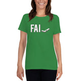 Fail - Ladies Cotton Short Sleeve T-Shirt - Unminced Words