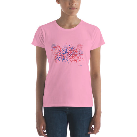 Fireworks - Women's short sleeve t-shirt - Unminced Words