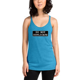 Do Not Duplicate - Women's Racerback Tank - Unminced Words