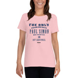 The Only Person Who Hates Paul Simon - Women's short sleeve t-shirt - Unminced Words