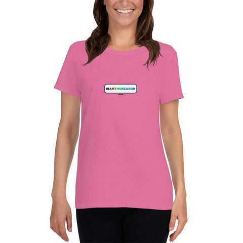 #IAMTHEREASON - Women's short sleeve t-shirt - Unminced Words