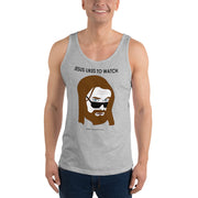 Jesus Likes to Watch - Men's Tank Top - Unminced Words