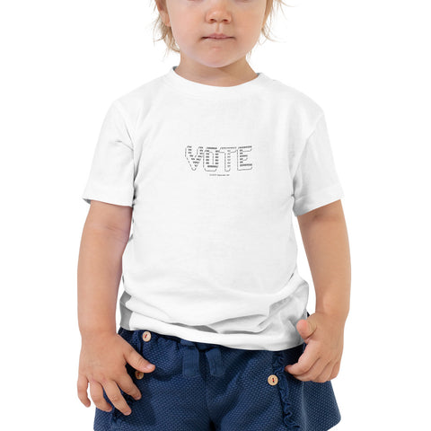 VOTE - Toddler Short Sleeve Tee - Unminced Words