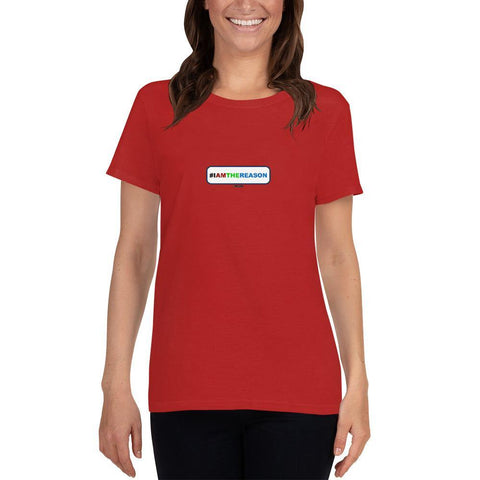 #IAMTHEREASON - Women's short sleeve t-shirt - Unminced Words