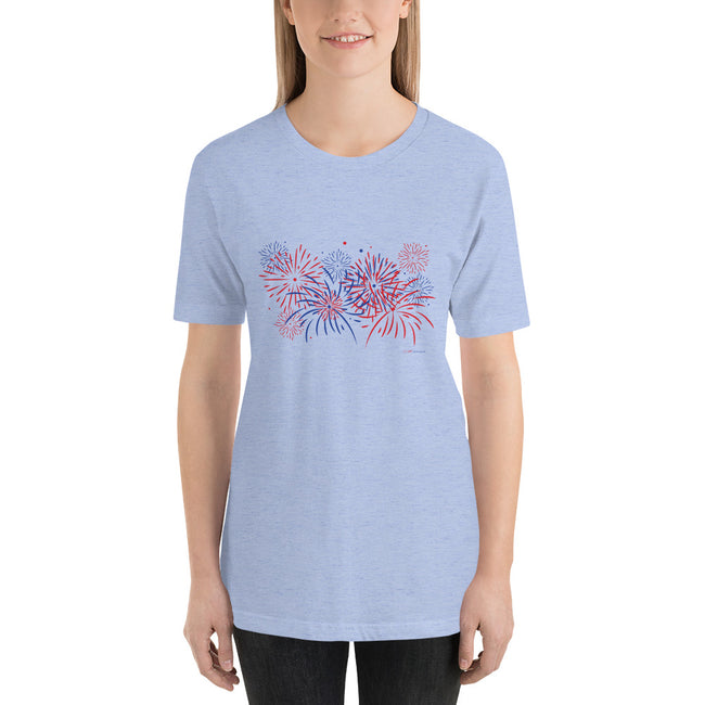 Fireworks - Short-Sleeve Woman's T-Shirt - Unminced Words