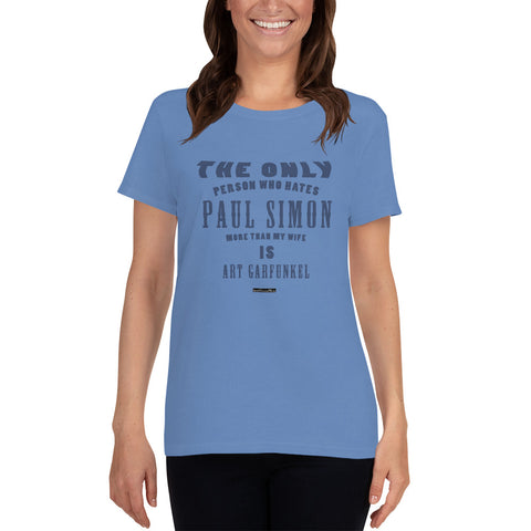 The Only Person Who Hates Paul Simon - Women's short sleeve t-shirt - Unminced Words