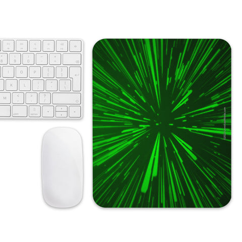 Hyperspace Deluxe - Green Mouse pad