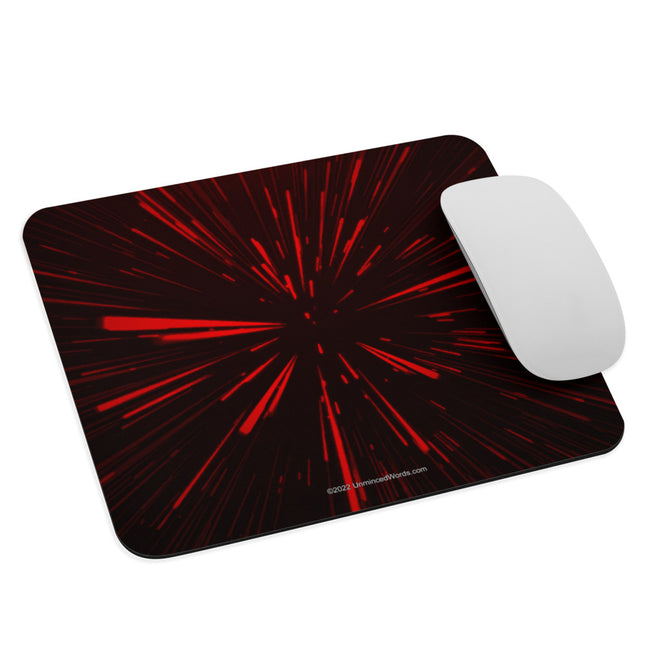Hyperspace Deluxe - Red Mouse pad