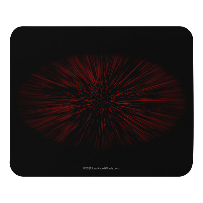 Hyperspace - Red Mouse pad