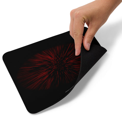 Hyperspace - Red Mouse pad