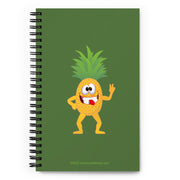Pineapple Pete - Spiral notebook