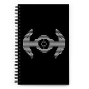 Space Fighter - Spiral notebook