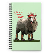 Brand New Ewe! Spiral notebook