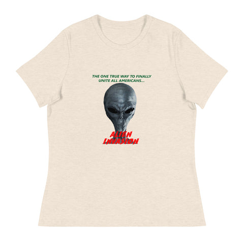 Alien Invasion - Women's Relaxed T-Shirt