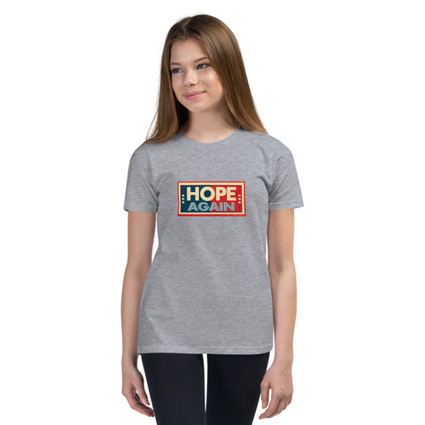 Hope Again - Youth Short Sleeve T-Shirt - Unminced Words