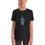 X-Ray Finger - Youth Short Sleeve T-Shirt - Unminced Words